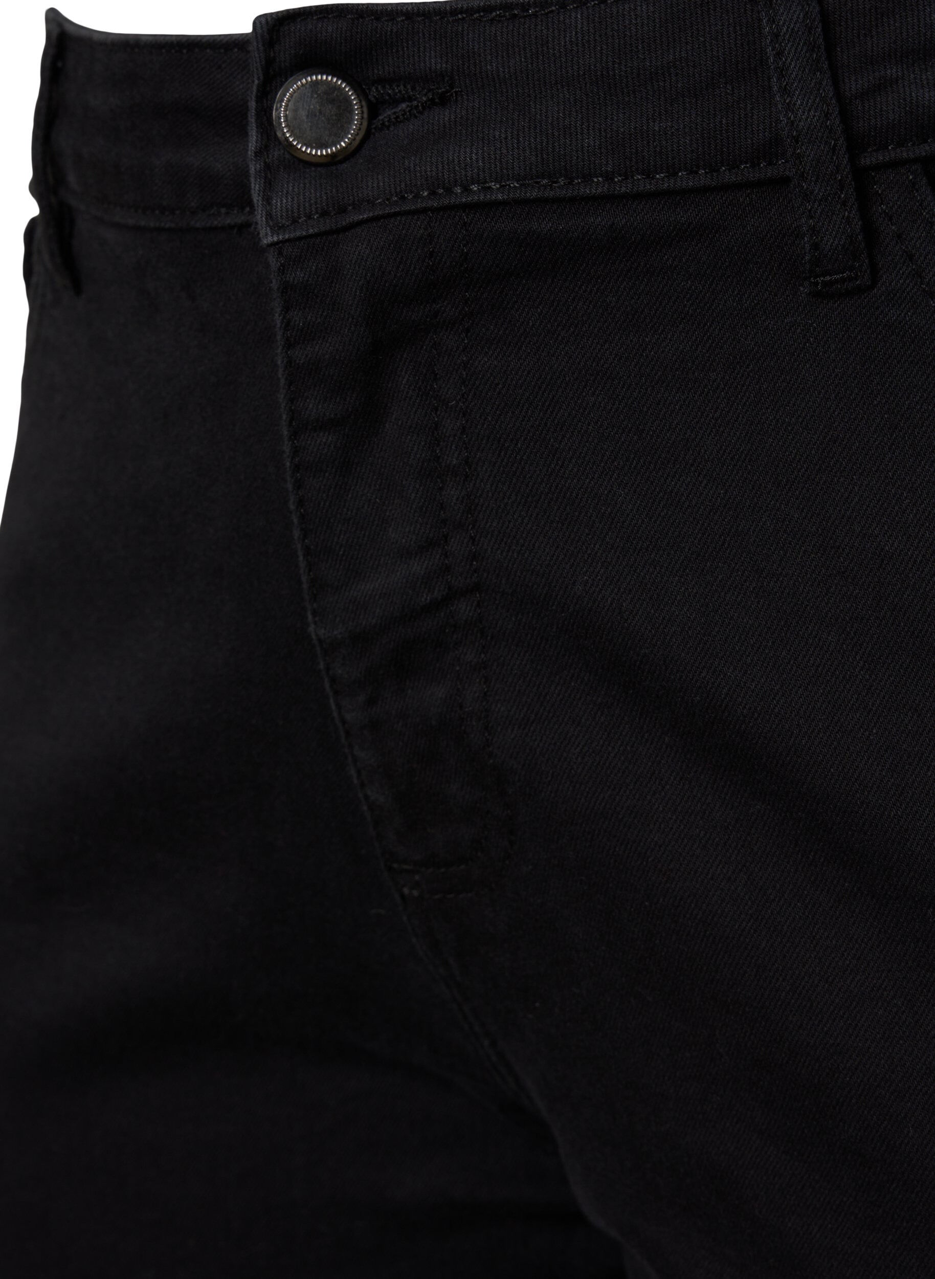 ZizziEllen bootcut-jeans med h&ouml;g midja, Svart, Packshot image number 2