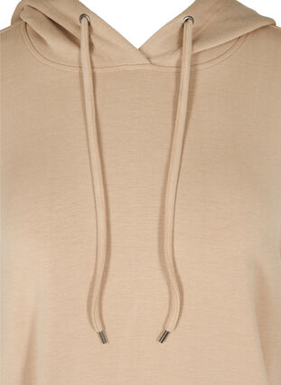 Sweatshirt med fickor och huva, Cornstalk, Packshot image number 2