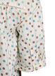 Blus med tryck och halvkorta &auml;rmar, Vit, Packshot image number 3