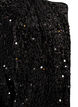 Cardigan med paljetter och 3/4-&auml;rmar, Svart, Packshot image number 2