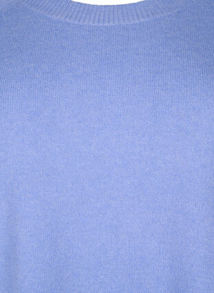 Stickad tröja med knappdetaljer, Lavender Lustre, Packshot image number 2
