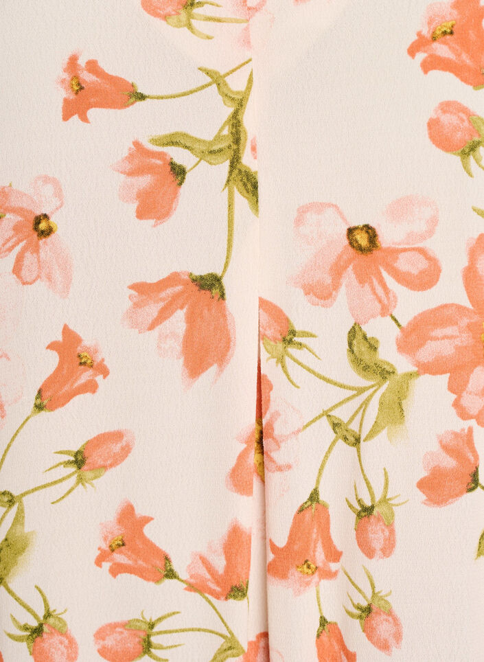 A-linjeformad kl&auml;nning i viskos, Rosa, Packshot image number 2