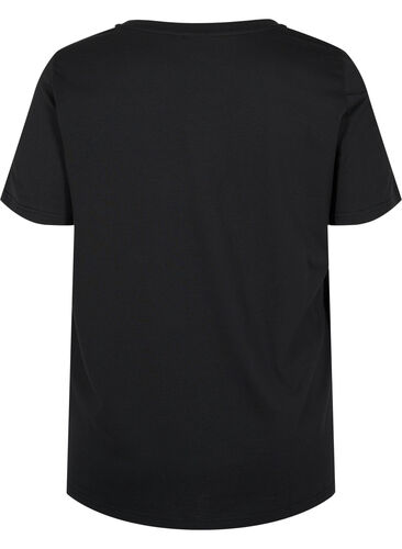 T-shirt i bomull med tryck, Black Brooklyn, Packshot image number 1