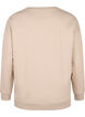 Sweatshirt med rund halsringning, Simply Taupe, Packshot image number 1