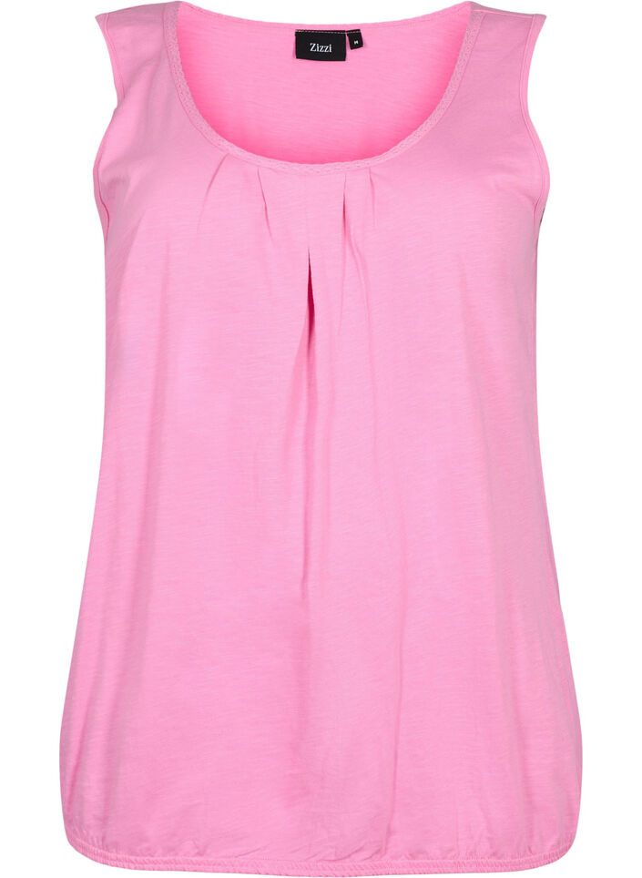 2-pack bomullstopp med spetskant, Rosebloom / Black, Packshot image number 2