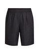 Shorts med fickor och h&ouml;g midja, Svart, Packshot image number 0