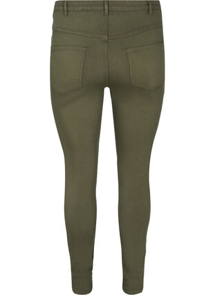 Super slim Amy jeans med hög midja, Forest Ngt, Packshot image number 1