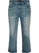 Kiana l&auml;tt slitna jeans med rak passform, Bl&aring;, Packshot image number 0
