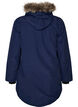 Vattent&auml;t parkas med huva, Bl&aring;, Packshot image number 1