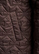 L&auml;tt vadderad jacka med dekorativ quiltning, Brun, Packshot image number 3