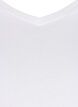 Enf&auml;rgad t-shirt i bomull, Vit, Packshot image number 2