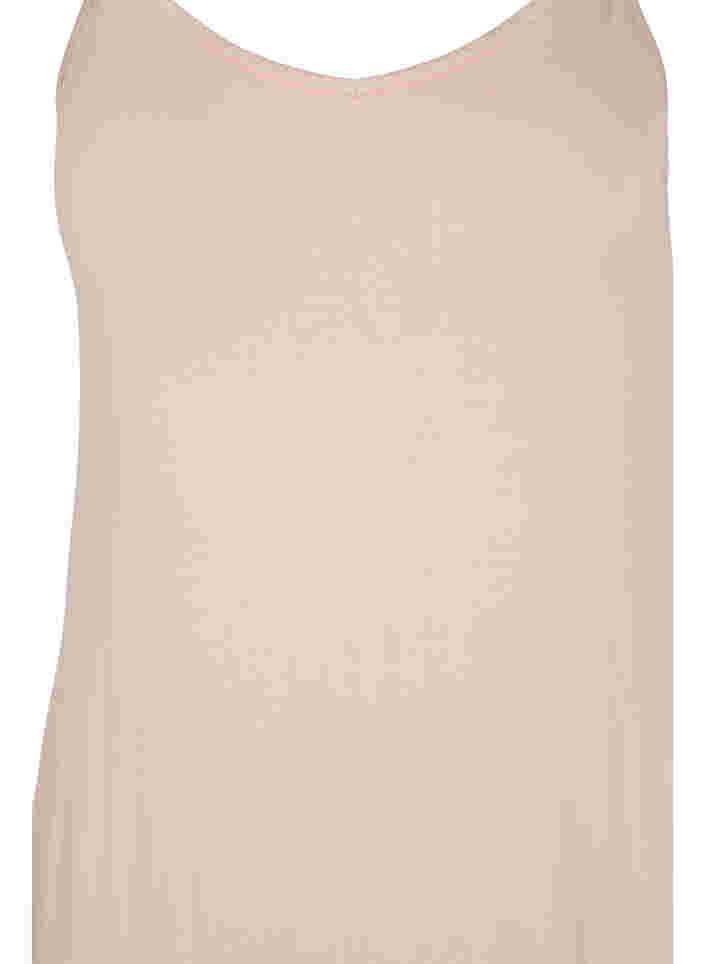 Enfärgad underklänning i viskos, Frappé, Packshot image number 2