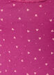 Topp med tryck och spetskant, Lila, Packshot image number 2