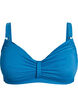 Bikini-bh med bygel och drapering, Bl&aring;, Packshot image number 0