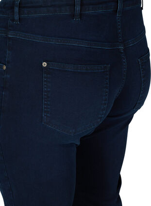 Sanna jeans med extra slim fit och normal midjehöjd, Dark blue, Packshot image number 3