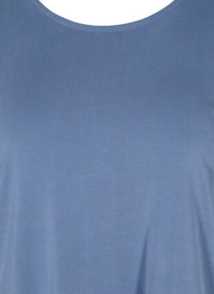 T-shirt med rund halsringning, Bijou Blue, Packshot image number 2