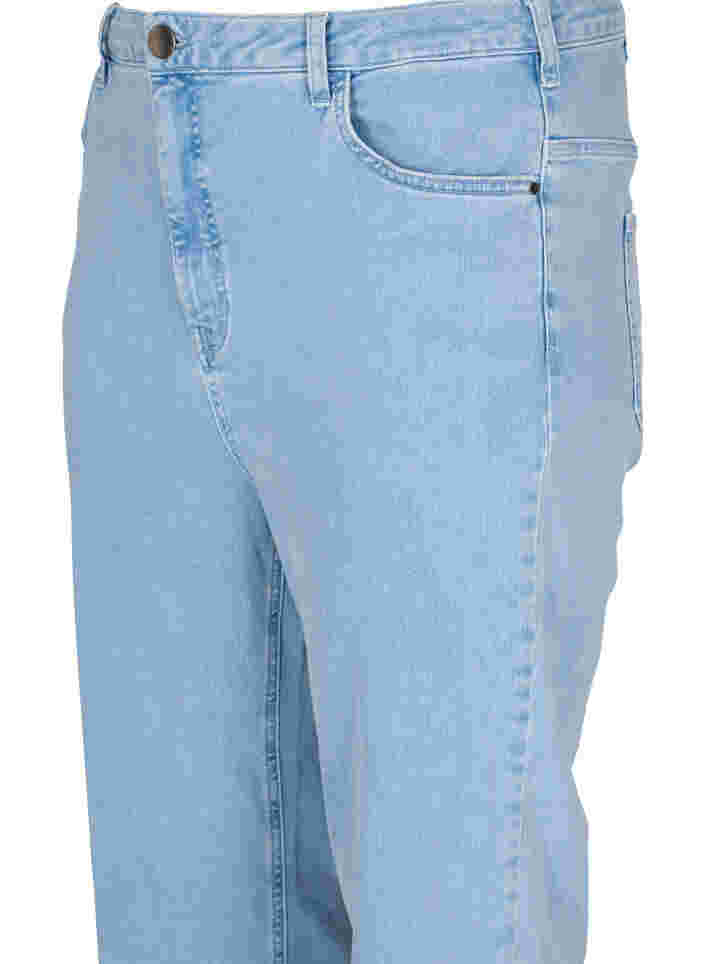 Megan jeans med extra hög midja, Light blue, Packshot image number 2