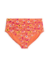 Bikinitrosa med h&ouml;g midja och m&ouml;nster, Orange