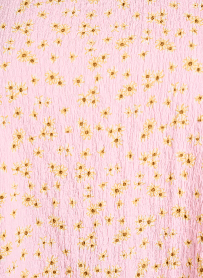 &Auml;rmelloses Top mit Struktur, Rosa, Packshot image number 2