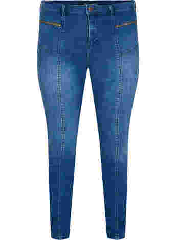 Amy jeans med Dual Core och hög midja