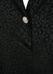 Jacquard blazer i viskos, ton i ton, Black, Packshot image number 2