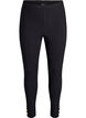 Leggings med knappar nedtill, Svart, Packshot image number 0