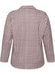 Pyjamasskjorta i bomull med br&ouml;stficka, R&ouml;d, Packshot image number 1
