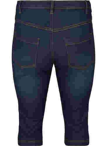 Slim fit Emily capri-jeans, Blue denim, Packshot image number 1