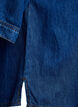 Denimblus med en br&ouml;stficka och armb&aring;gsl&aring;nga &auml;rmar, Bl&aring;, Packshot image number 3