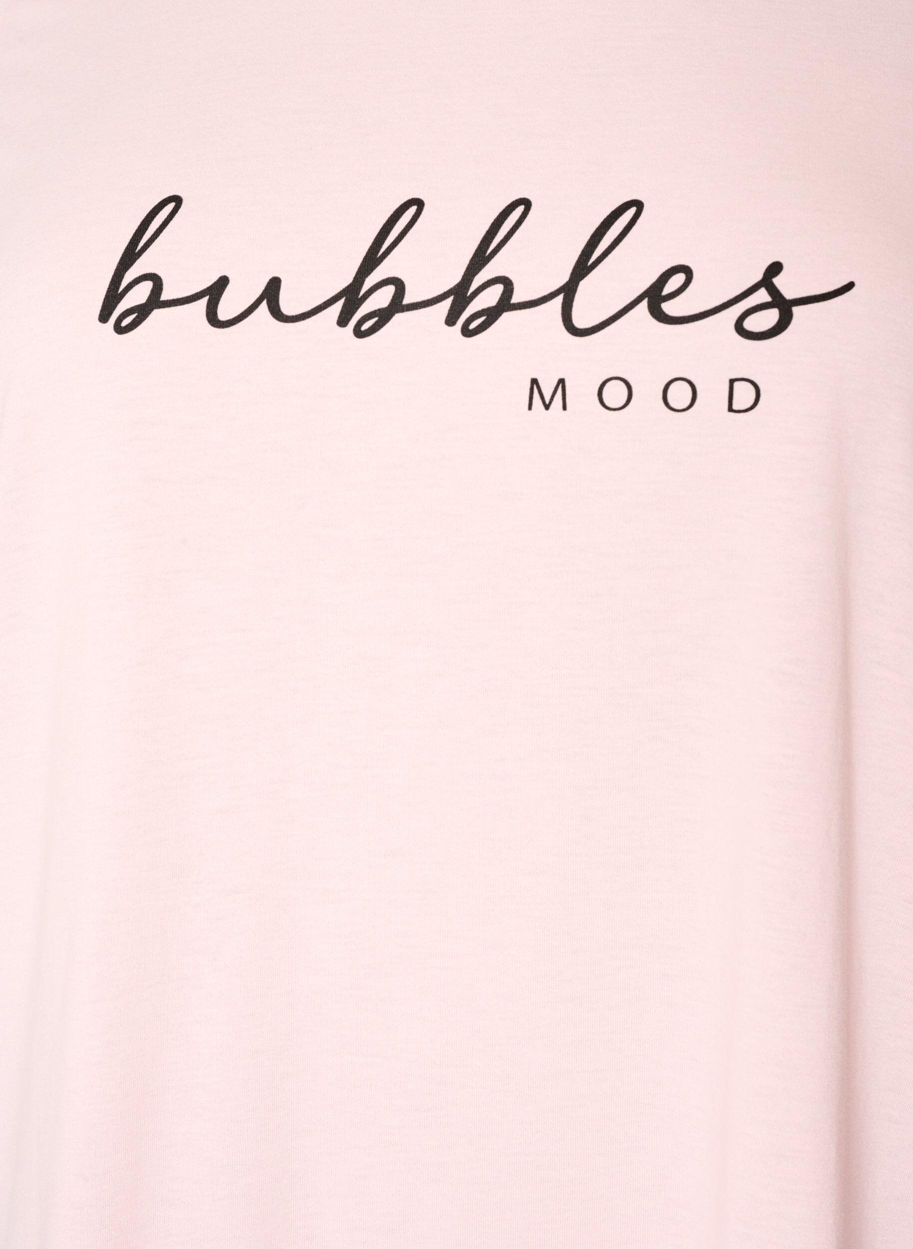 ZizziT-shirt med tryck, Rosa, Packshot image number 2