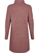 Stickad kl&auml;nning med polokrage, Rosa, Packshot image number 1
