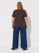 T-shirt med tryck, Brun, Model image number 2