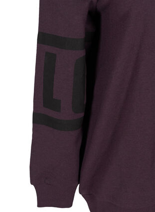 Sweatshirt med hög hals, Blackberry Wine, Packshot image number 3