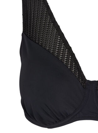 Bikiniöverdel med bygel, Black, Packshot image number 2