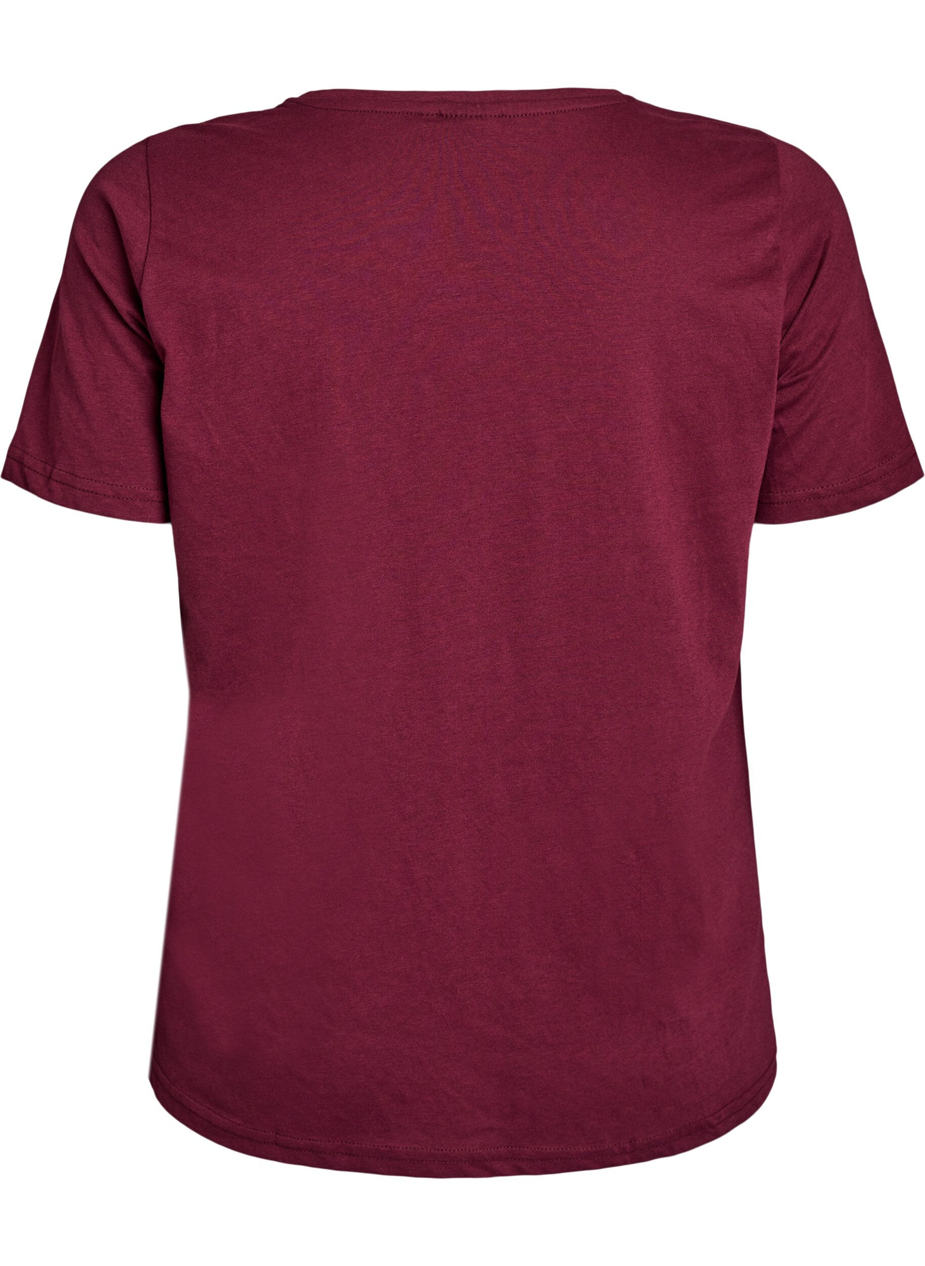 Zizzi FLASH - T-shirt med tryck, R&ouml;d, Packshot image number 1