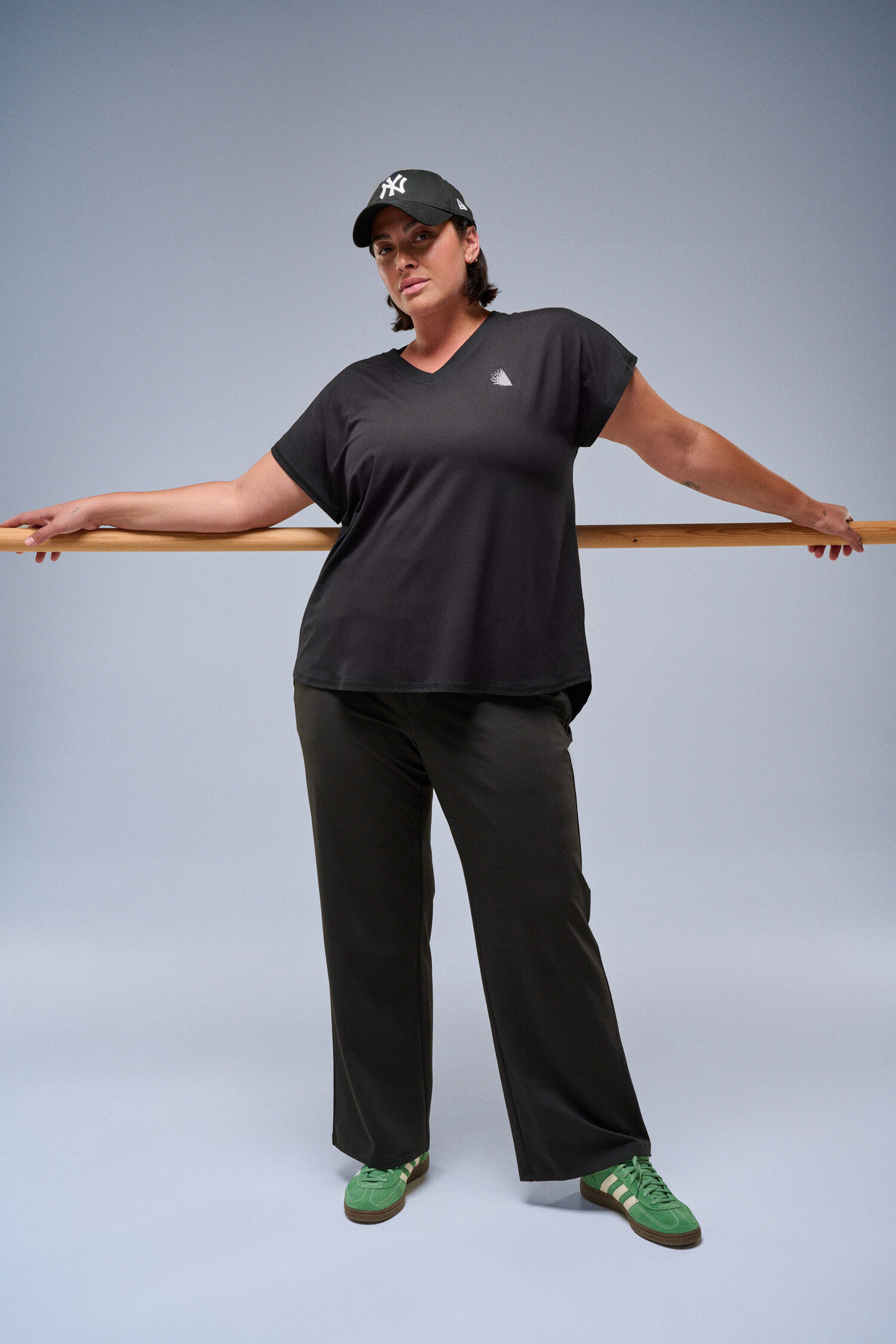 Byxor med vid passform, , Model