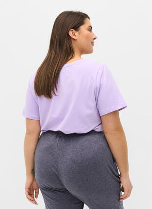 Basis t-shirt, Purple Rose, Model image number 1