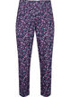 Bomullspyjamasbyxor med tryck, Bl&aring;, Packshot image number 0