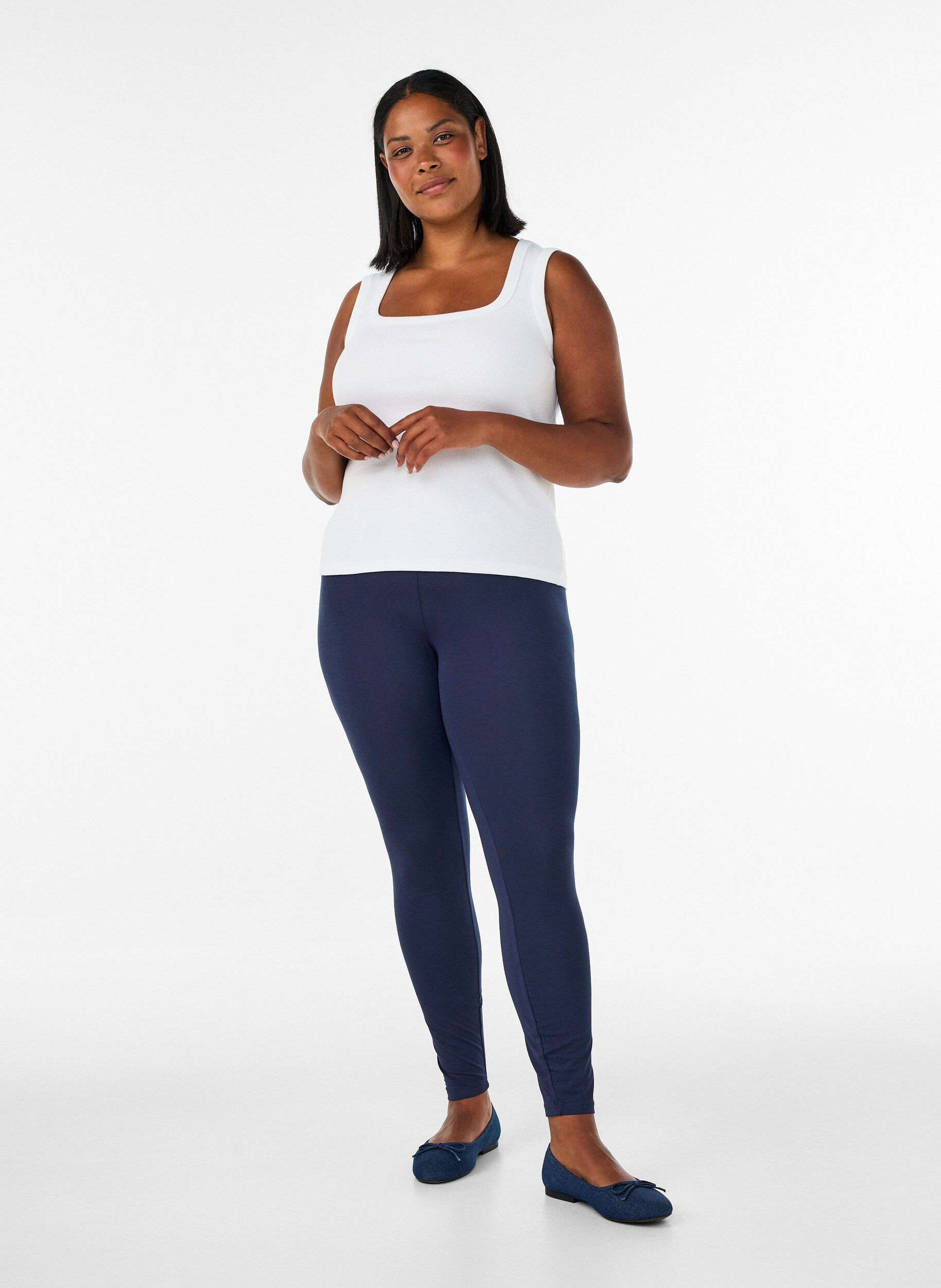 Basleggings med extra l&auml;ngd, Bl&aring;, Model