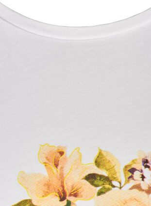 T-shirt, Bright White/Beauty, Packshot image number 3