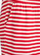 Randiga pyjamasbyxor med h&ouml;g midja och vida ben, R&ouml;d, Packshot image number 2