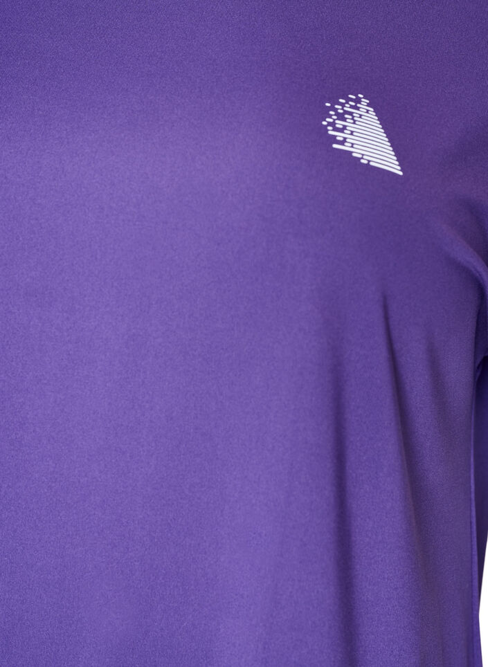 Enf&auml;rgad tr&auml;nings-T-shirt, Lila, Packshot image number 2