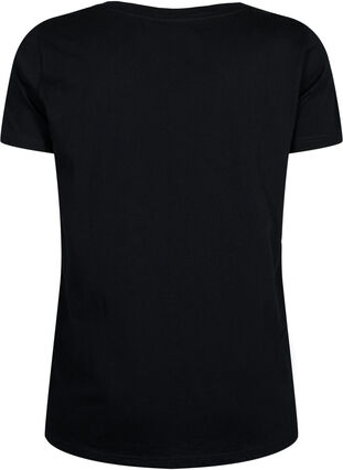 Sport t-shirt med tryck, Black Make It Move, Packshot image number 1