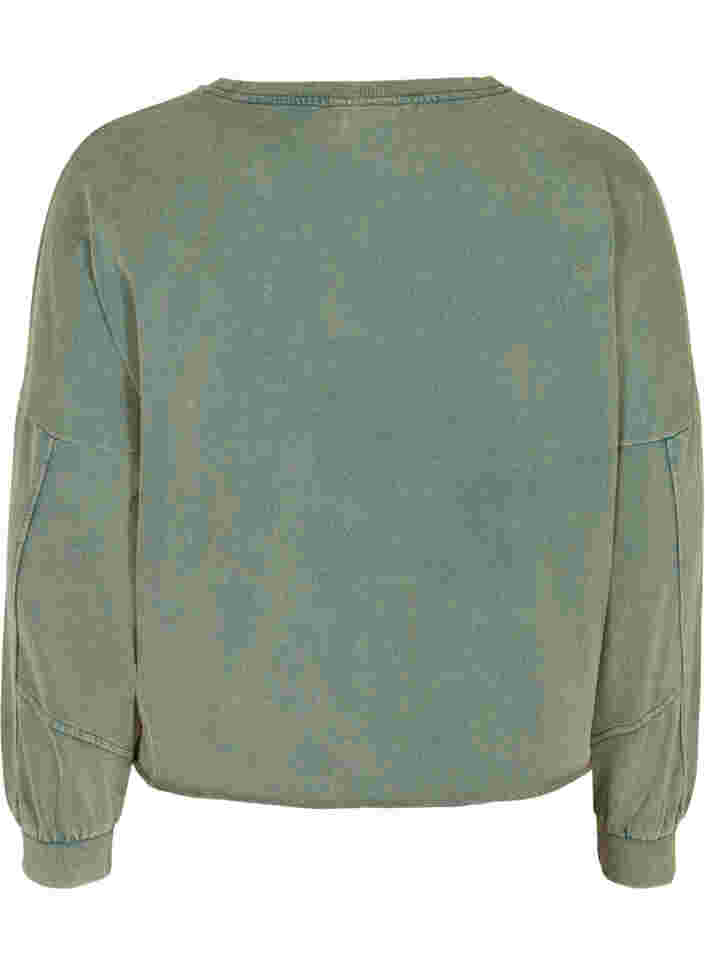 Sweatshirt i bomull, Reflecting Pond, Packshot image number 1