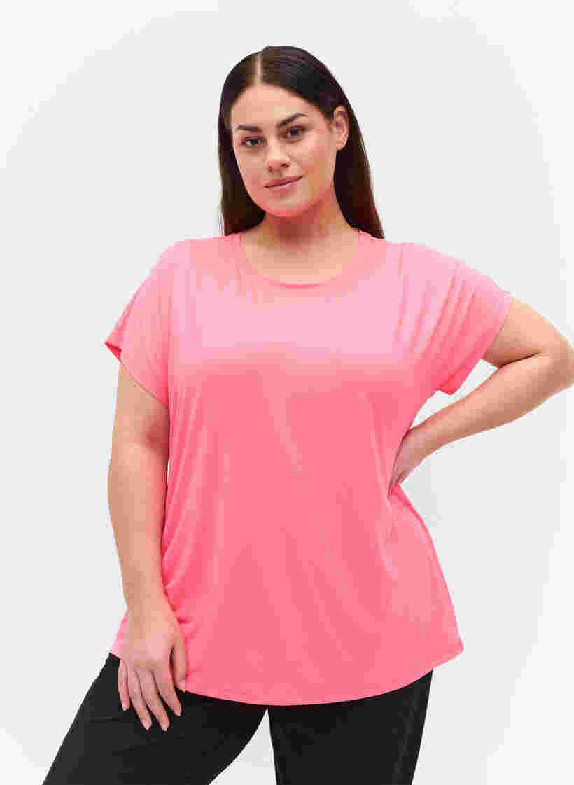 T-shirt, Neon pink, Model image number 0