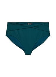 Bikinitrosa med omlottdetalj, Grön