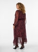 Maxikl&auml;nning med blommigt m&ouml;nster och smock, M&ouml;rk Bordeaux, Model image number 1
