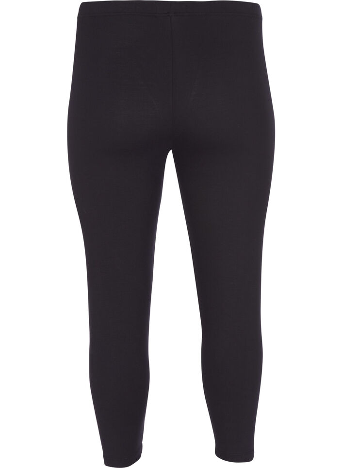 3/4 bas-leggings, Svart, Packshot image number 1