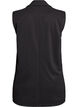Ärmlös kavajväst med klassiska slag, Svart, Packshot image number 1