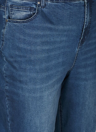Jeans med extra hög midja, Blue denim, Packshot image number 2
